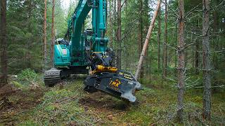 TMK 300 with Collector in Kobelco SK 140SR [upl. by Aiekan834]