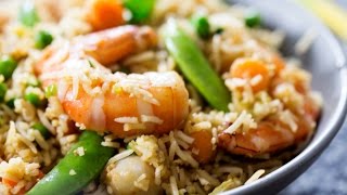 Super Easy Shrimp Fried Rice [upl. by Aksel]