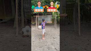 Courtois vs Ronaldo hand or foot challenge 🫨😇shorts football trending ronaldo goalkeeper [upl. by Thomajan457]