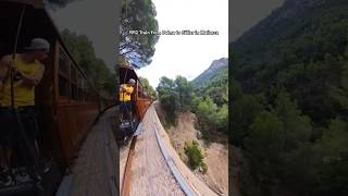 1912 Train from Palma to Sóller in Mallorca 🚂 mallorca palmademallorca train soller travel [upl. by Ayatnahs]