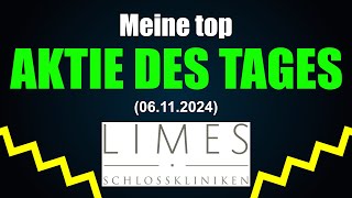 Deutsche Gesundheitsdienstleister Aktie des Tages LIMES Schlosskliniken  Wachstumsaktie LIK [upl. by Cressida]