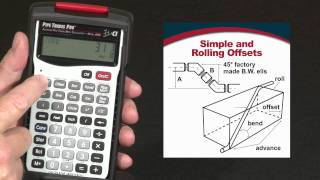 How to Calculate Simple and Rolling Offsets  Pipe Trades Pro [upl. by Dolora]