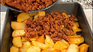 Just add ground beef to the potatoes Simple dinner recipe [upl. by Engapmahc886]