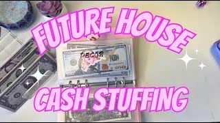 FUTURE HOUSE BINDER STUFFING  CASH ENVELOPE METHOD  SAVING FOR A HOUSE BUDGET BUDGETING MONEY [upl. by Nnalyrehs]