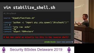 A Poor Mans Pentest Automating the Manual  BsidesDE 2019 [upl. by Yenterb]