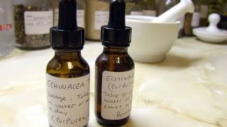 How To Make A Tincture  Herbalism Basics 3 [upl. by Ahsiemac]