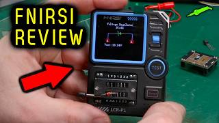 🔴 FNIRSI LCRP1 Component Tester Review  No1279 [upl. by Nomannic944]