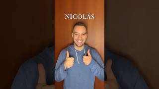 Apodos para NICOLÁS youtubeshorts shorts [upl. by Forsyth]