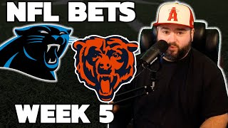 Panthers vs Bears Week 5 Bets  NFL Thursday Picks With Kyle Kirms [upl. by Vogel]