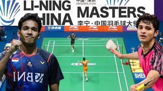 Chico Wardoyo INA VS Priyanshu Rajawat IND  Round Of 32 Li Ning China Masters Badminton 2024 [upl. by Greeson]