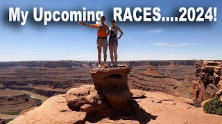 My Race Schedule For 2024 Sage Canaday Running VLOG ft Moab Trails [upl. by Verras]