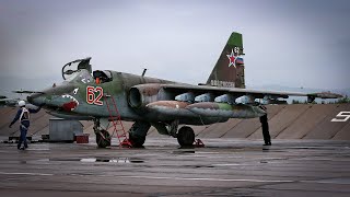 Sukhoi Su25 FrogFoot In Action [upl. by Trillbee923]