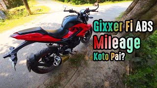 Gixxer Fi ABS Real Mileage Test  আমি মাইলেজ কত পাচ্ছি   Motovlog [upl. by Odilia]