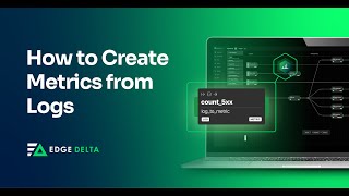 How to Create Metrics from Logs Tutorial [upl. by Helbonia]