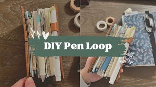 DIY Pen Loop  Pocket Plus TN  Chic Sparrow [upl. by Attemaj548]