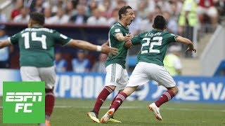 Mexico shocks Germany 10 at 2018 World Cup thanks to Hirving Lozanos goal  ESPN FC [upl. by Annawt]