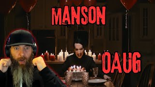 Marilyn Manson  OAUG MUSIC VIDEO REACTION [upl. by Caddric]