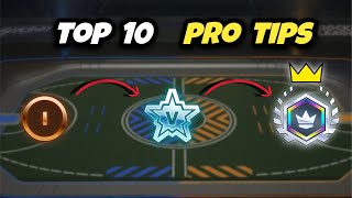 Top 10 Pro Tips to Rank Up In Rocket League Sideswipe [upl. by Idas]