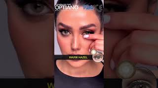 Shade  Warm HazelOptiano pakistanifashion makeup beautylens lenses beauty beautybloggers [upl. by Barnebas]