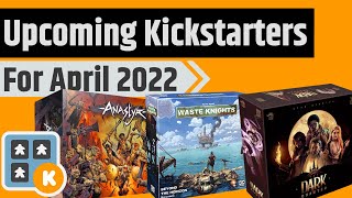 Upcoming Kickstarter amp Gamefound Board Games for April 2022 [upl. by Annaili797]