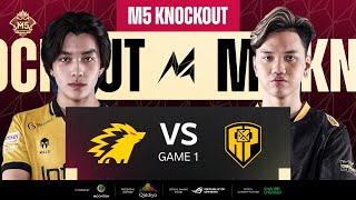 ID M5 Knockout Stage Hari 6  ONIC VS AP BREN  GAME 1 [upl. by Ansela]