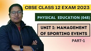 MANAGEMENT IN SPORTS EVENT  PART1 CLASS 12 [upl. by Sucerdor]