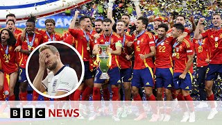 Spain beat England to win Euro 2024  BBC News [upl. by Duggan]