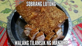 Super Crispy Fried Pork Belly  Lechon Kawali  Bagnet  Chicharong Bagnet  How to Cook [upl. by Rhpotsirhc]