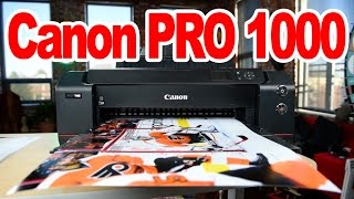 Canon imagePROGRAF PRO1000 quotReal World Reviewquot Worth 1300 [upl. by Enitsed]