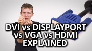 HDMI DisplayPort VGA and DVI as Fast As Possible [upl. by Kristyn796]