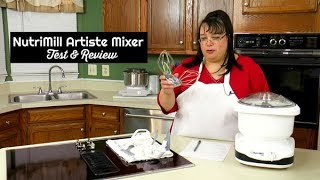 NutriMill Artiste Stand Mixer Review  Buying a Stand Mixer  Amy Learns to Cook [upl. by Blithe387]