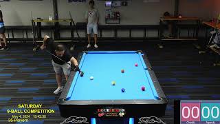 Saturday 9 Ball Handicap Tournament  040524 [upl. by Suisyola]