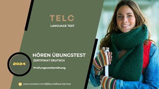 TELC B1 ZERTIFIKAT HÖREN 2024 Modelltest 08 [upl. by Citron]