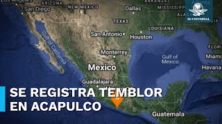 Sismo de 48 despierta a Acapulco Guerrero [upl. by Oloap]