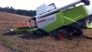 quotAtlantis 1 ist versunkenquot  Fendt 936 930 amp Kettenbagger retten Claas Lexion in Lettland [upl. by Anitsuj940]