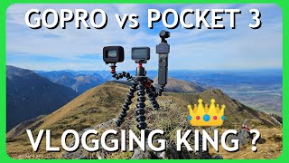 ✅ DJI POCKET 3 vs GOPRO 12 amp 11⎥BEST Small Vlogging camera for YouTube amp Beginners⎥Comparison [upl. by Esyahc]