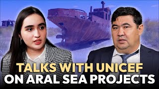 Unicef program officer Sagitjan Aytjanov discusses projects in Aral Sea region [upl. by Wobniar]