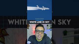 Why do Aircraft leaves lines in the sky gaurav katare Extra contrails [upl. by Danyette]