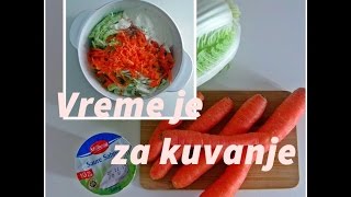 Vreme je za kuvanje Salata od kineskog kupusa [upl. by Ynos478]