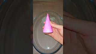 styrofoam  styrofoam cones  diy styrofoam crafts  science experiment with styrofoam  acetone [upl. by Prudhoe]