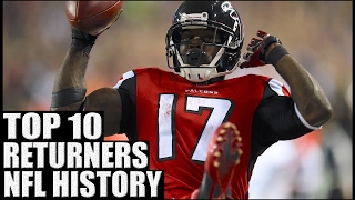 Top 10 Best NFL Kick Returners Ever [upl. by Naellij643]