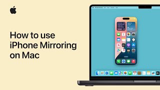 How to use iPhone Mirroring on Mac  Apple Support [upl. by Einaffets]