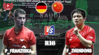 Fan Zhendong vs Patrick Franziska WTT Saudi Smash 2024 [upl. by Ahsaz]