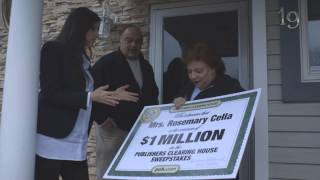 Publishers Clearing House Winners Rosemary Cella From Kissimmee Florida Wins 1 Million [upl. by Refinneg]