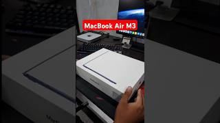 MacBook Air M3 Unboxing Midnight Blue [upl. by Reffineg]