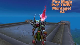 Fire Mage Wow PvP TWW no carts for you [upl. by Ahsaf]