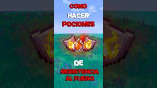 Como Hacer Una Poción De Resistencia Al Fuego EN MINECRAFT [upl. by Eanel]