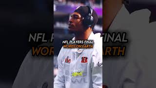 NFL Players Final Words On Earth nfl football jesusislord [upl. by Dippold768]