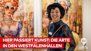 Hier passiert Kunst Die ARTe in den Westfalenhallen ist eröffnet [upl. by Anelaj75]