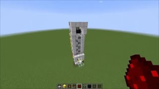 Minecraft 111116  Fast amp Small Simple UpDown Piston Elevator Tutorial Read description [upl. by Youlton]